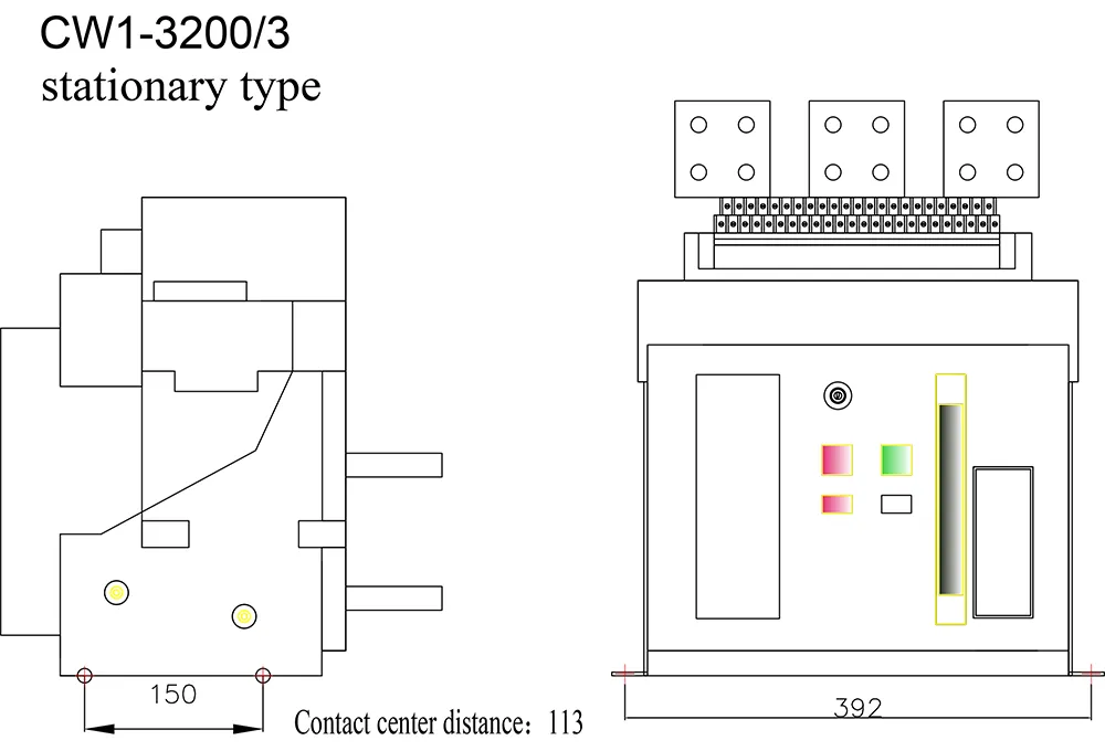 3200 Amp Acb Air Blast Ckt Breaker